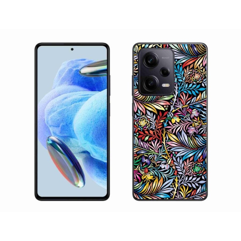 Gél borító mmCase a Xiaomi Redmi Note 12 Pro+ 5G - virágok 5