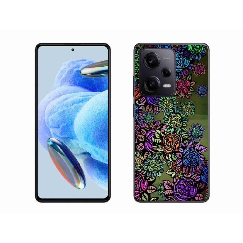 Gél borítás mmCase a Xiaomi Redmi Note 12 Pro+ 5G - virágok 6