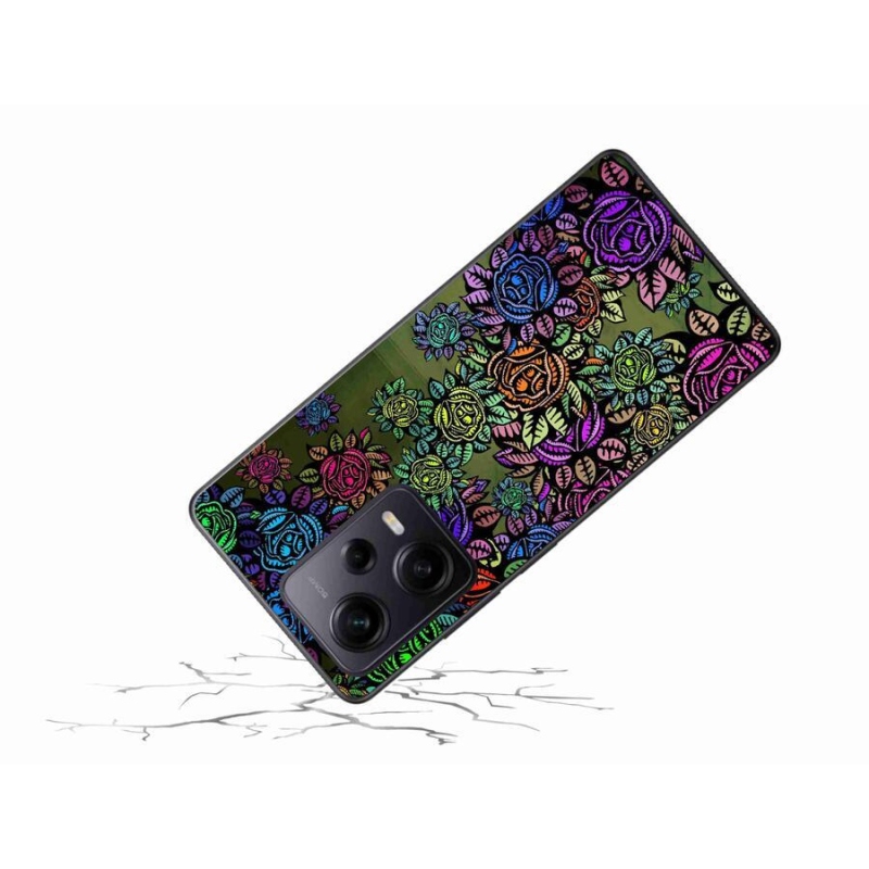 Gél borítás mmCase a Xiaomi Redmi Note 12 Pro+ 5G - virágok 6