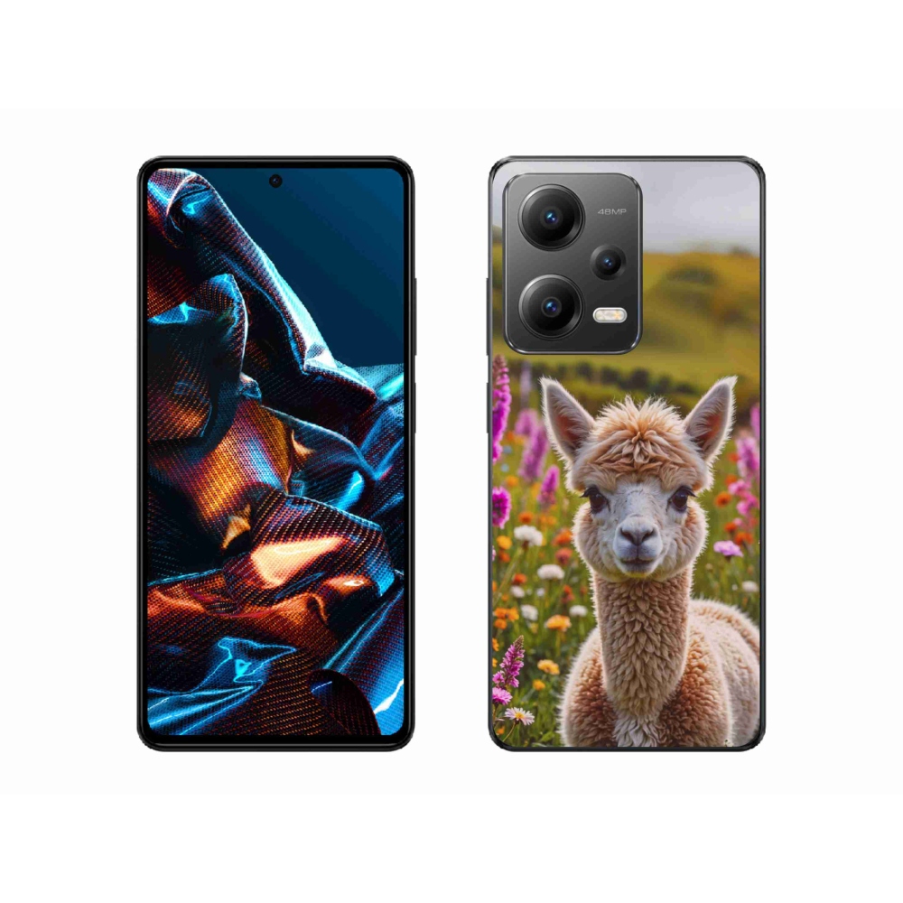 Gél borítás mmCase a Xiaomi Redmi Note 12 Pro 5G számára - láma a réten