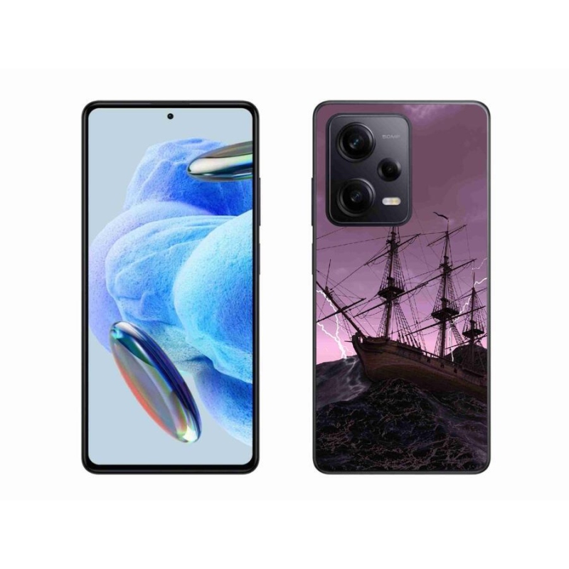 Gél borítás mmCase a Xiaomi Redmi Note 12 Pro+ 5G számára - hajó a viharban