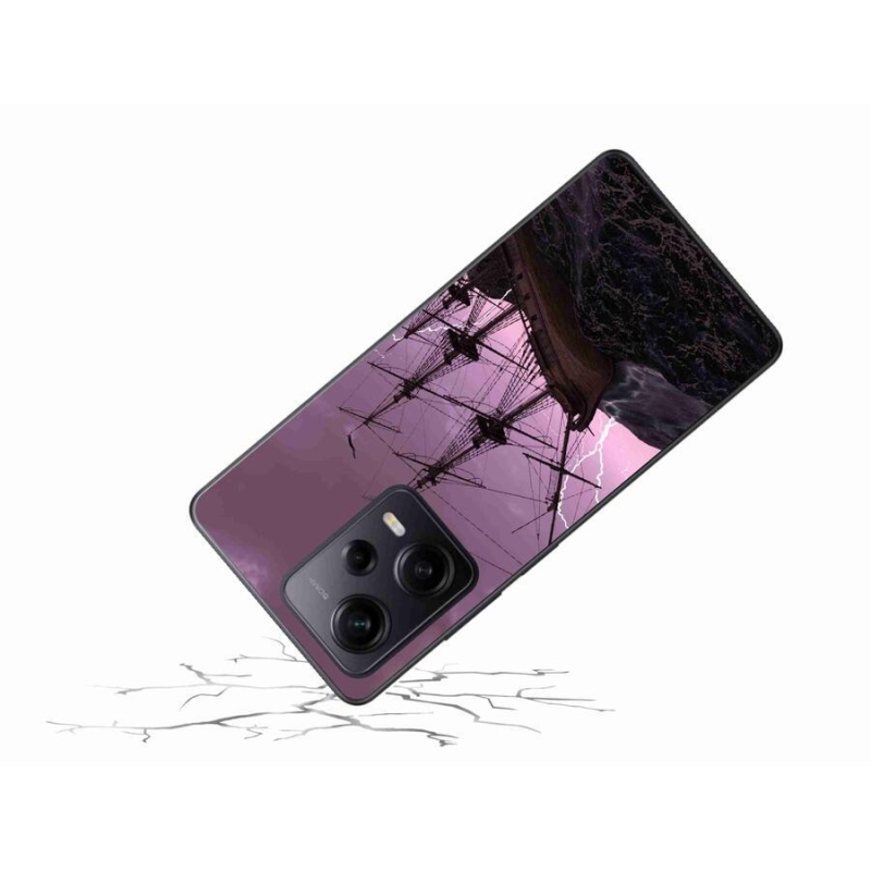 Gél borítás mmCase a Xiaomi Redmi Note 12 Pro+ 5G számára - hajó a viharban