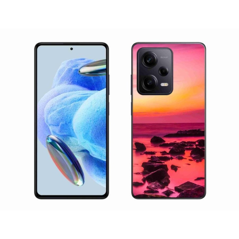 Gél borítás mmCase a Xiaomi Redmi Note 12 Pro+ 5G számára - tenger és ragyogás