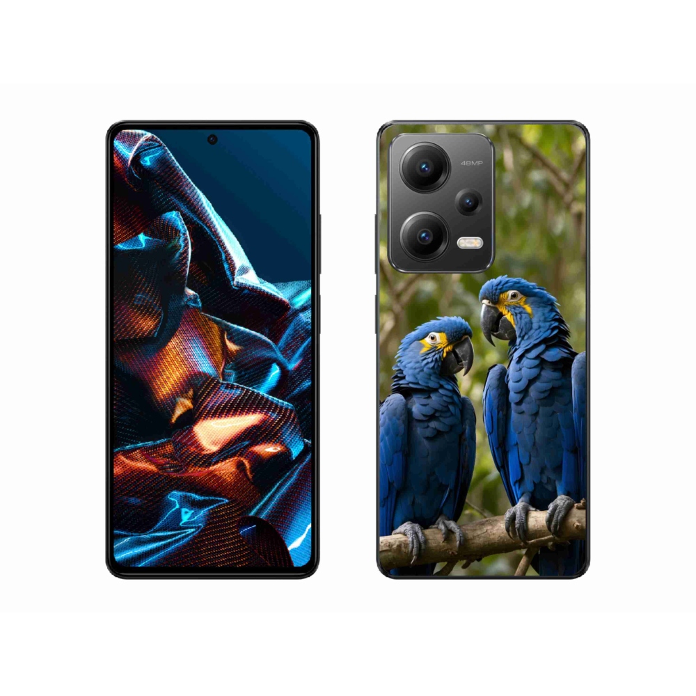 Gél borítás mmCase a Xiaomi Redmi Note 12 Pro 5G számára - papagáj duó