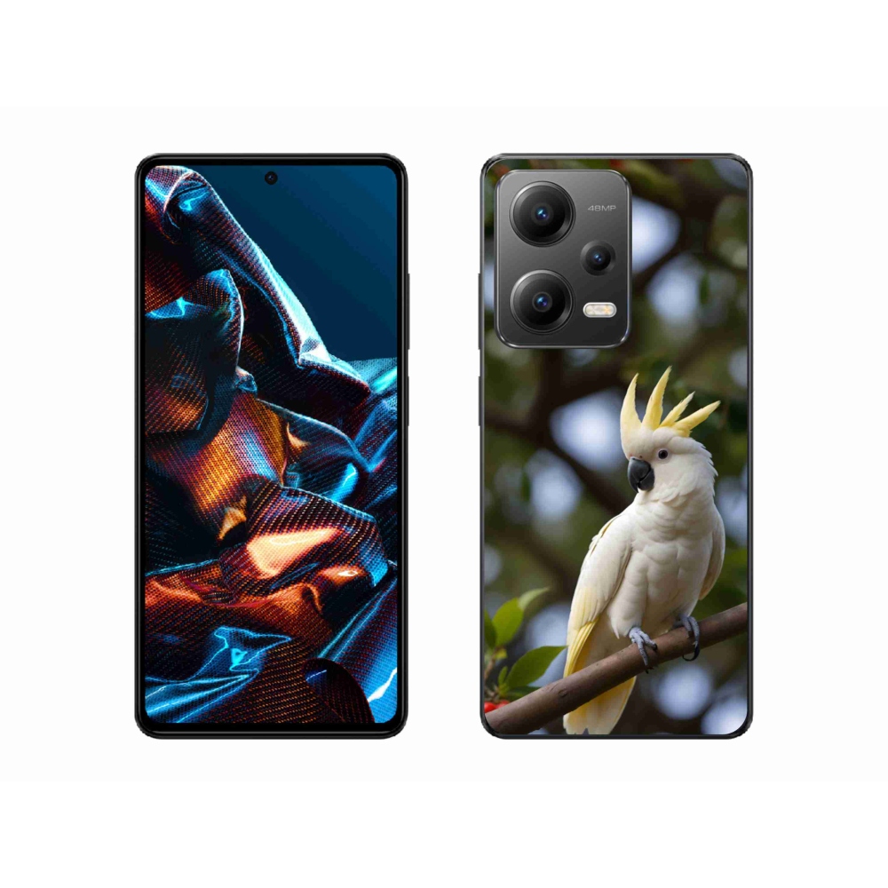 Gél borítás mmCase a Xiaomi Redmi Note 12 Pro 5G-hez - papagáj kakadu 3