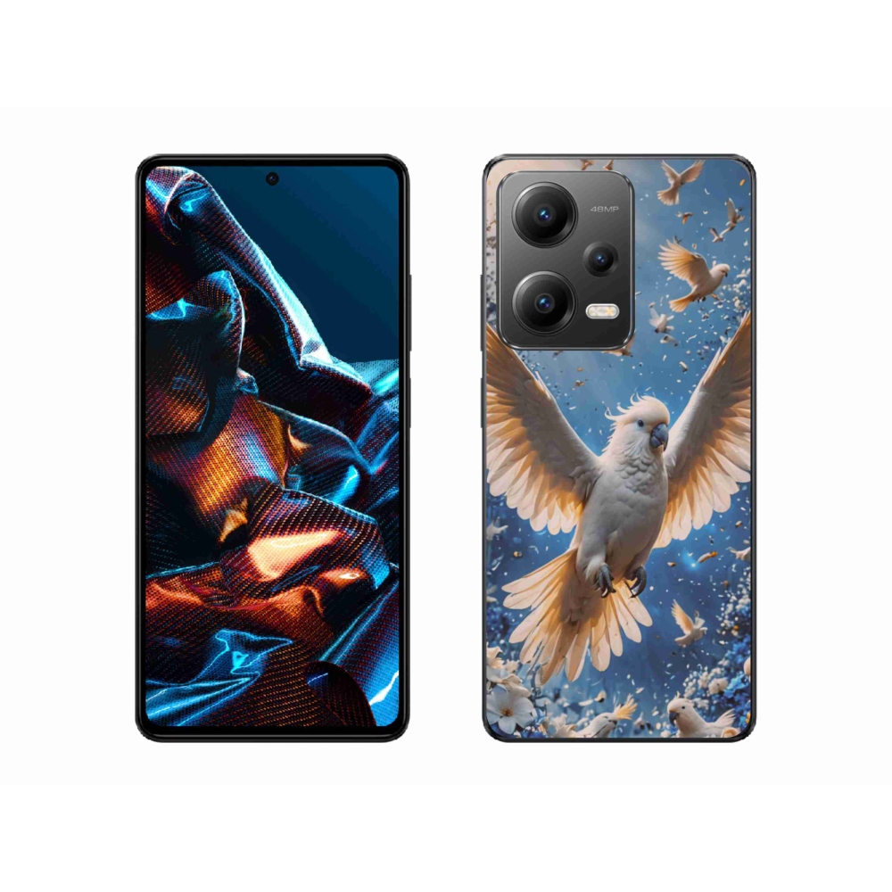 Gél borítás mmCase a Xiaomi Redmi Note 12 Pro 5G számára - papagáj kakadu