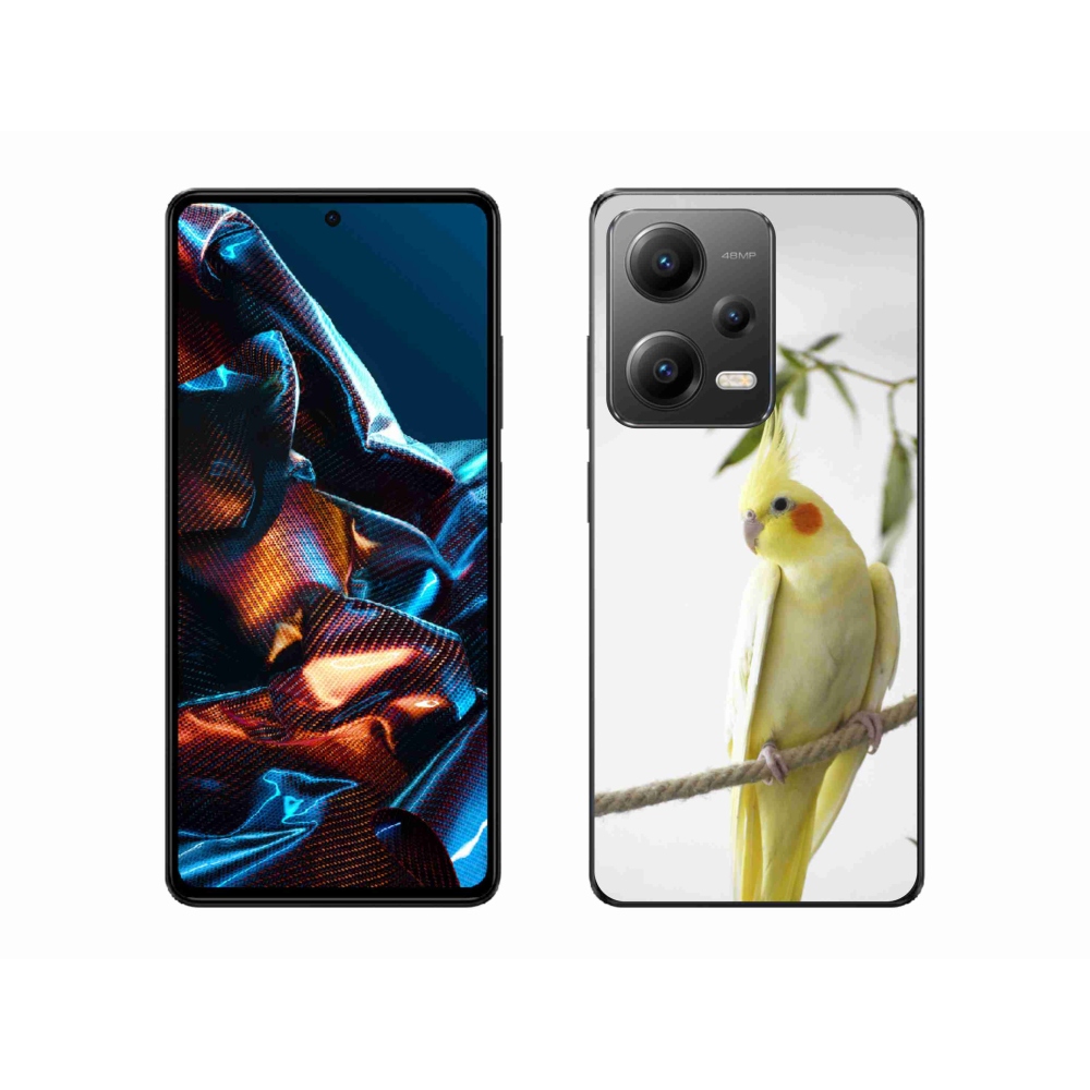 Gél borítás mmCase for Xiaomi Redmi Note 12 Pro 5G - papagáj korela chocholatá