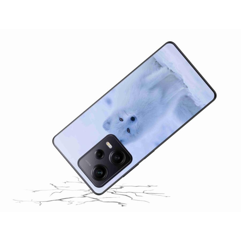 Gél borítás mmCase a Xiaomi Redmi Note 12 Pro+ 5G számára - polár róka