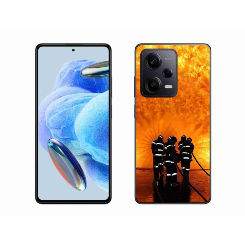 Gél borítás mmCase a Xiaomi Redmi Note 12 Pro+ 5G - tűz