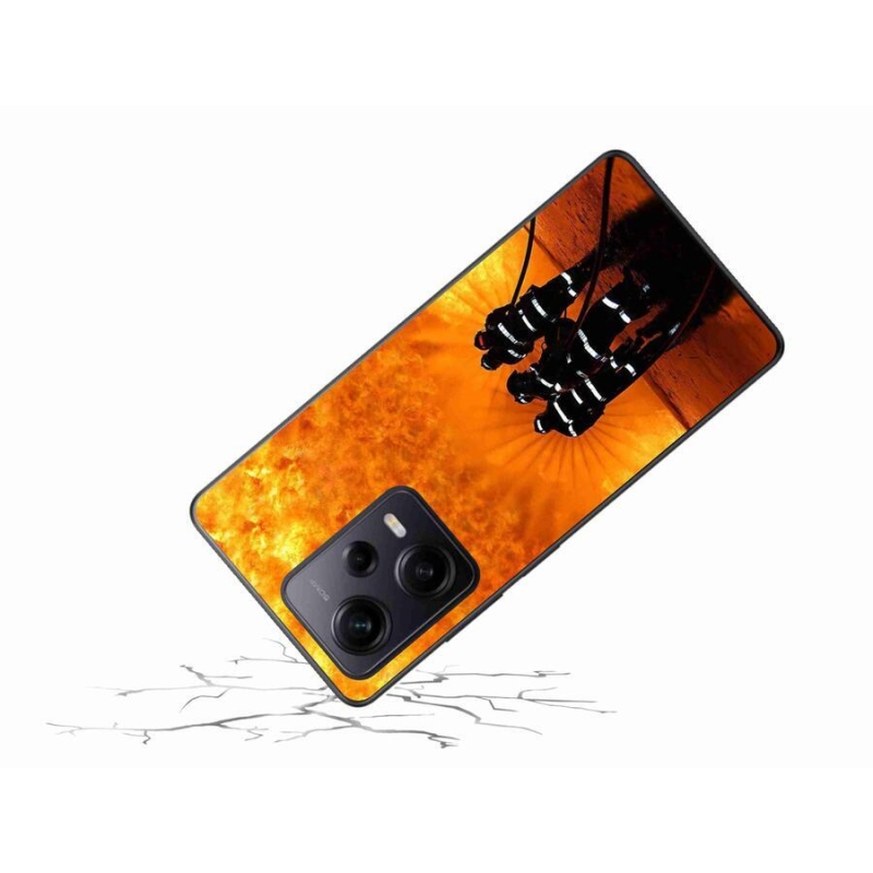Gél borítás mmCase a Xiaomi Redmi Note 12 Pro+ 5G - tűz