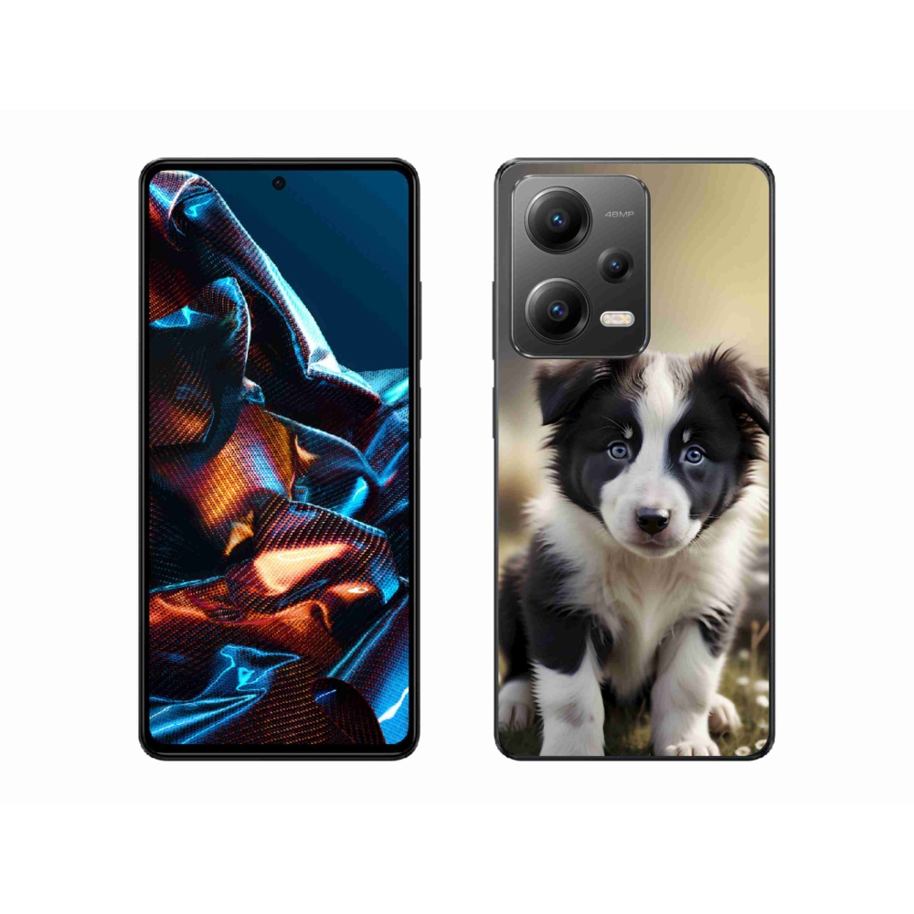 Gél borítás mmCase a Xiaomi Redmi Note 12 Pro 5G-hez - aranyos border collie