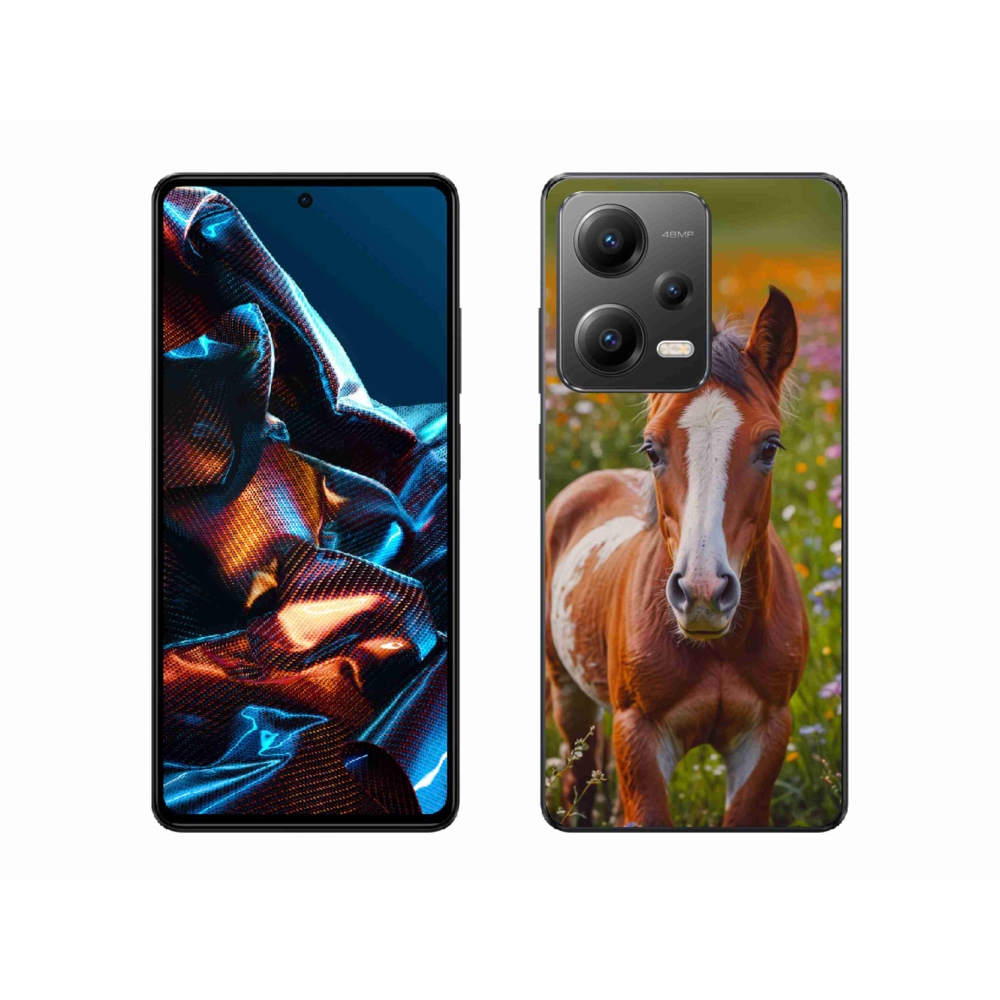 Gél borítás mmCase a Xiaomi Redmi Note 12 Pro 5G számára - aranyos csikócsikó