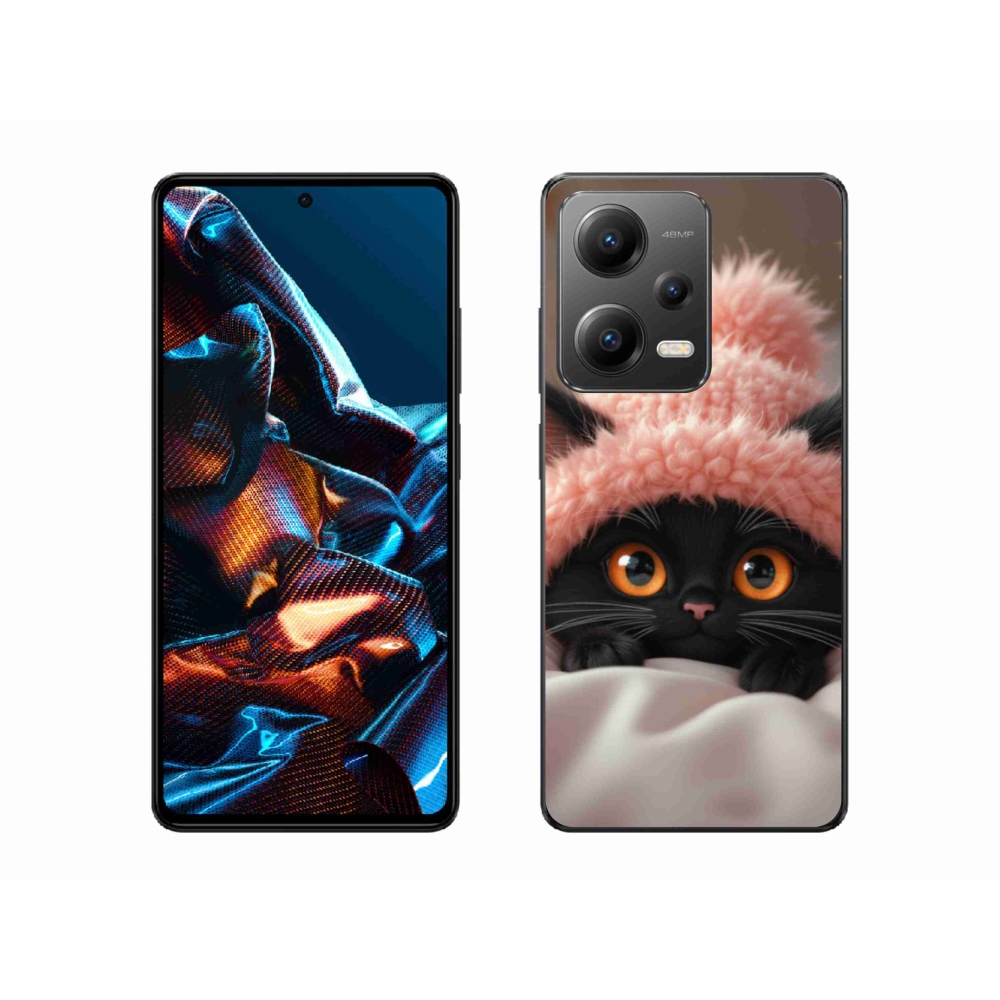 Gél borító mmCase a Xiaomi Redmi Note 12 Pro 5G számára - aranyos cica 7