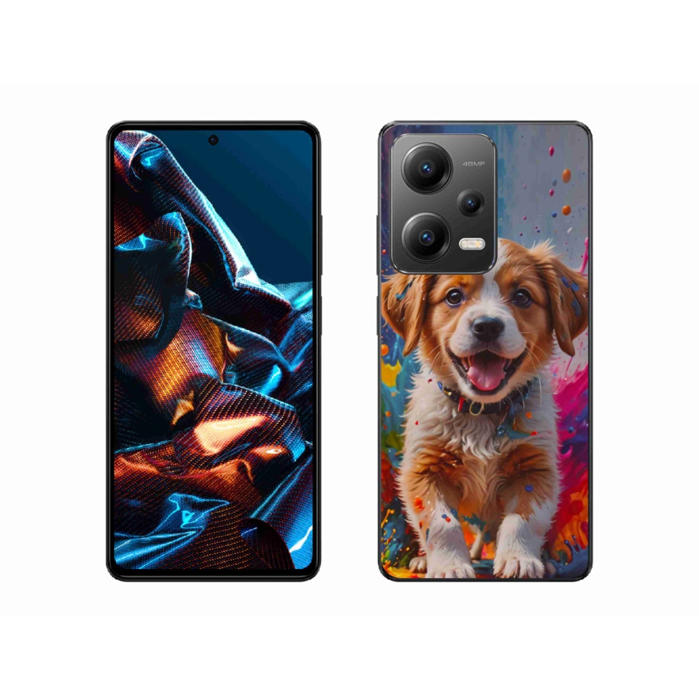 Gél borítás mmCase a Xiaomi Redmi Note 12 Pro 5G-hez - aranyos kiskutya 3