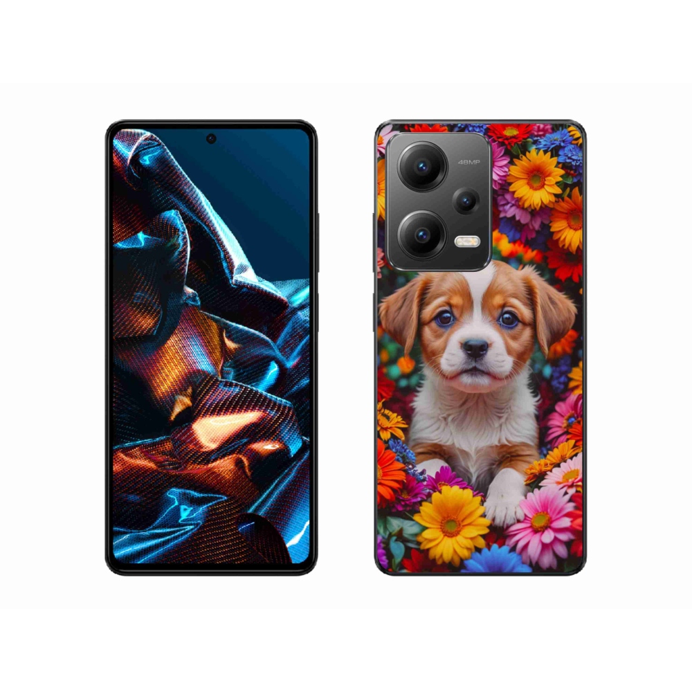 Gél borítás mmCase a Xiaomi Redmi Note 12 Pro 5G számára - aranyos kiskutya