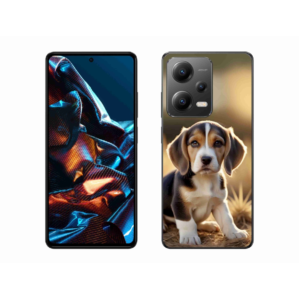 Gél borítás mmCase a Xiaomi Redmi Note 12 Pro 5G számára - aranyos bézs színű