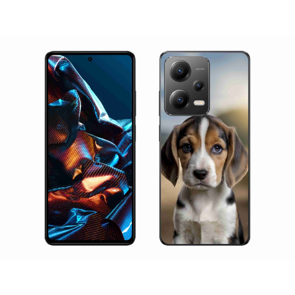 Gél borítás mmCase a Xiaomi Redmi Note 12 Pro 5G számára - aranyos bézs színű