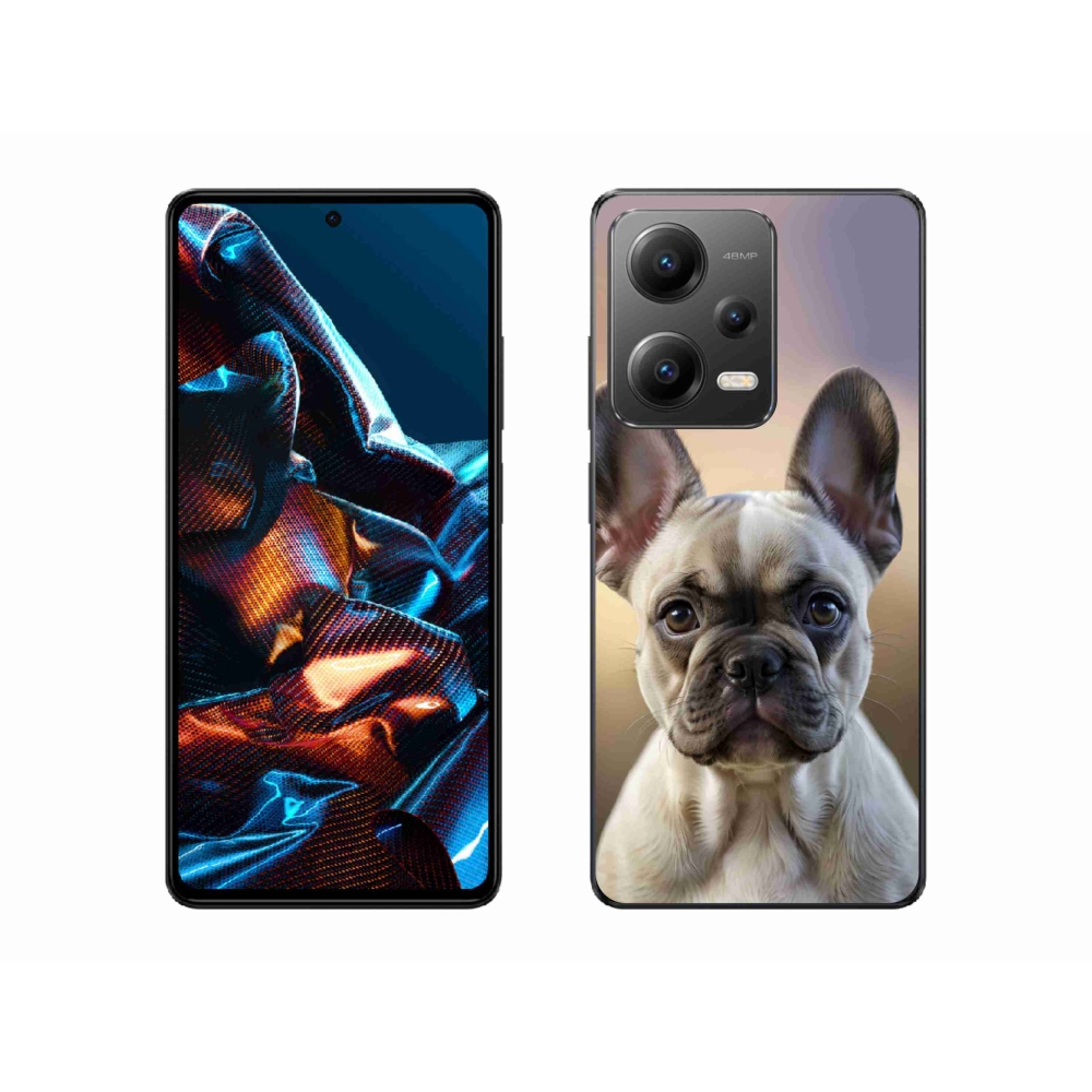 Gél borítás mmCase a Xiaomi Redmi Note 12 Pro 5G számára - aranyos francia bulldog