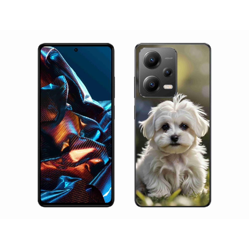 Gél borítás mmCase a Xiaomi Redmi Note 12 Pro 5G számára - aranyos máltai kutya