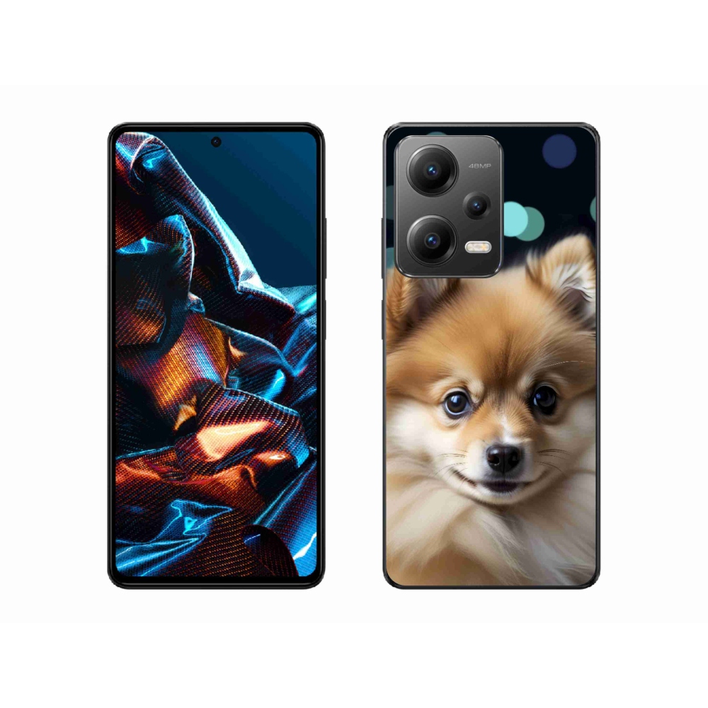 Gél borítás mmCase a Xiaomi Redmi Note 12 Pro 5G-hez - aranyos pomerániai állat