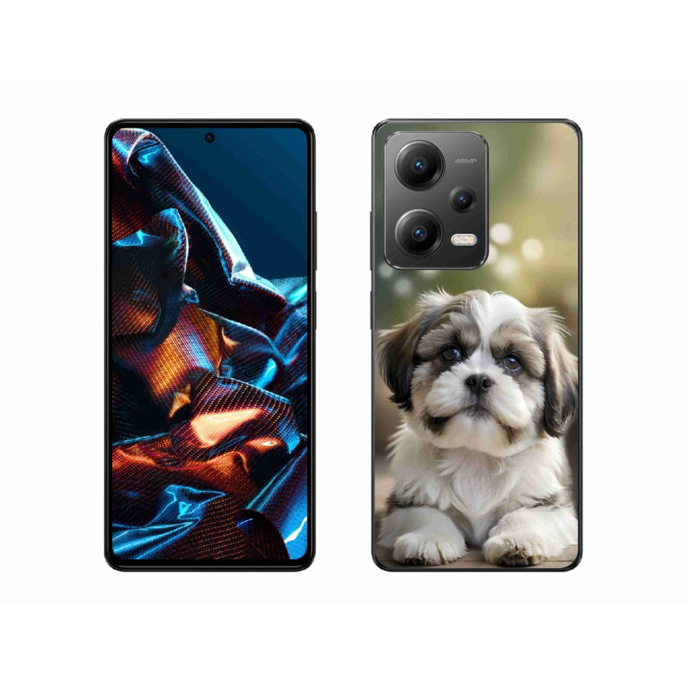 Gél borítás mmCase a Xiaomi Redmi Note 12 Pro 5G-hez - aranyos shih-tzu