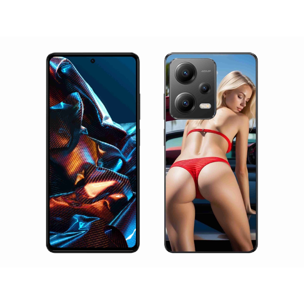 Gél borítás mmCase a Xiaomi Redmi Note 12 Pro 5G-hez - szexi nő 2