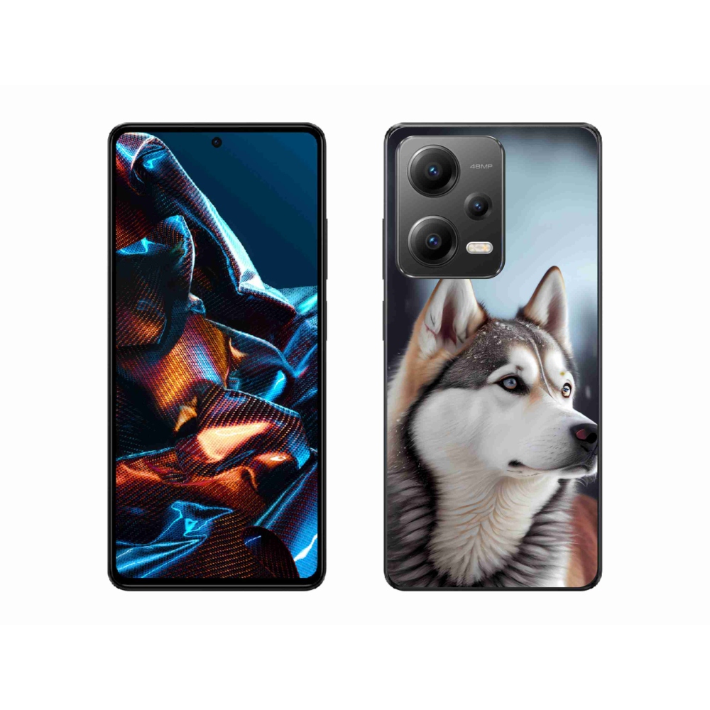 Gél borítás mmCase a Xiaomi Redmi Note 12 Pro 5G-hez - Szibériai Husky