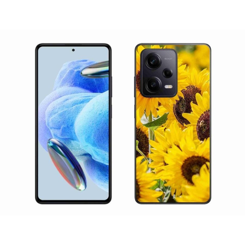 Gél borítás mmCase a Xiaomi Redmi Note 12 Pro+ 5G - Napraforgóhoz