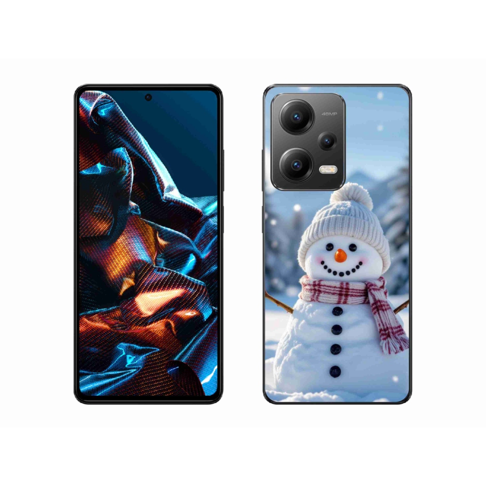Gél borítás mmCase a Xiaomi Redmi Note 12 Pro 5G-hez - hóember 3