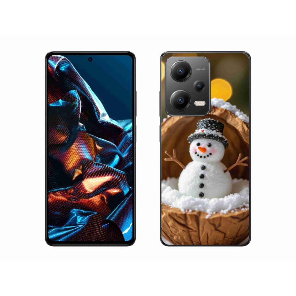 Gél borítás mmCase a Xiaomi Redmi Note 12 Pro 5G-hez - hóember 4