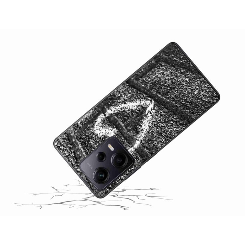 Gél borítás mmCase a Xiaomi Redmi Note 12 Pro+ 5G számára - szív a falon