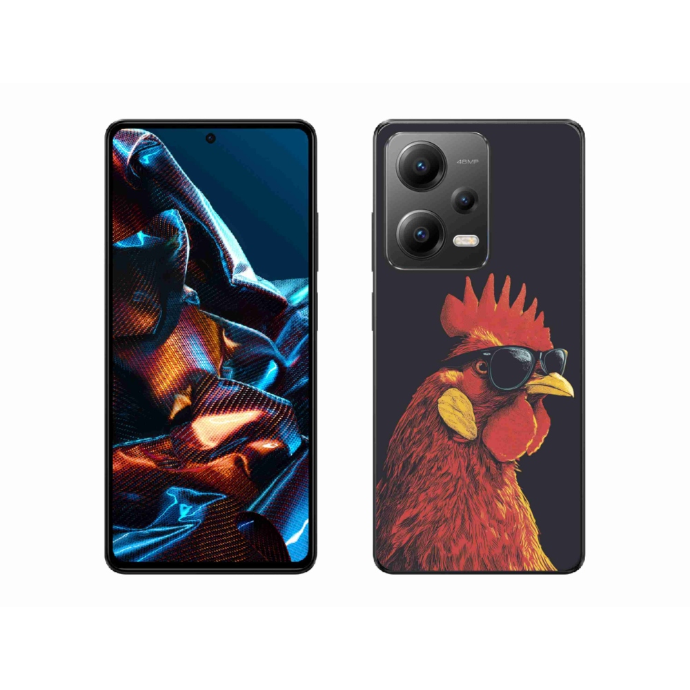 Gél borítás mmCase a Xiaomi Redmi Note 12 Pro 5G számára - stílusos kakas