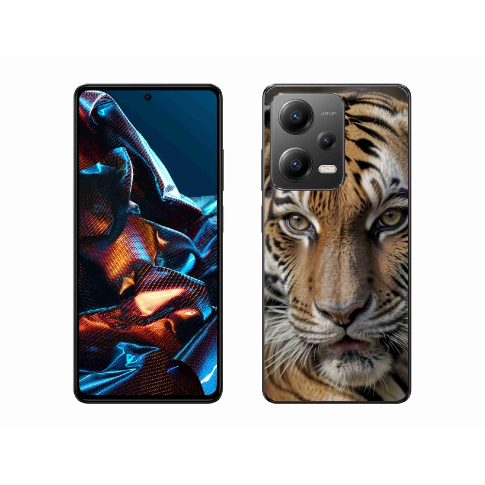 Gél borítás mmCase a Xiaomi Redmi Note 12 Pro 5G számára - tigris nézet