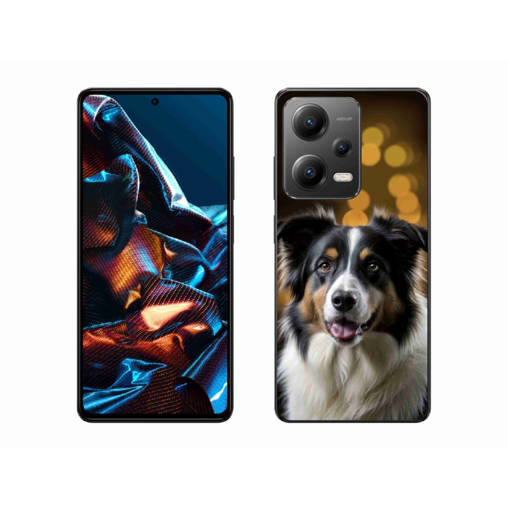 Gél borítás mmCase a Xiaomi Redmi Note 12 Pro 5G-hez - mosolygó ausztrál juhászkutya