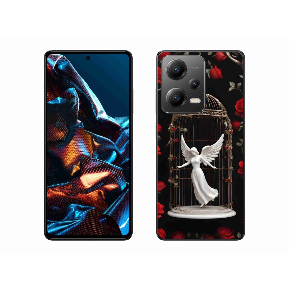 Gél borítás mmCase a Xiaomi Redmi Note 12 Pro 5G számára - csapdába esett angyal
