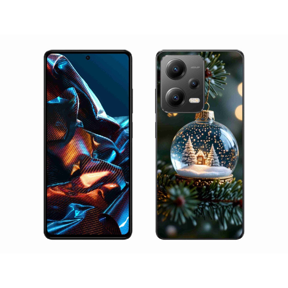 Gél borító mmCase a Xiaomi Redmi Note 12 Pro 5G-hez - karácsonyi golyók 2