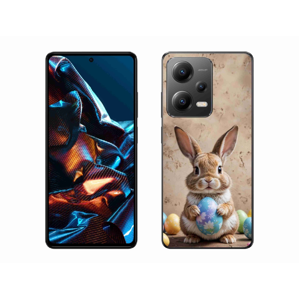 Gél borítás mmCase a Xiaomi Redmi Note 12 Pro 5G számára - Húsvéti nyuszi