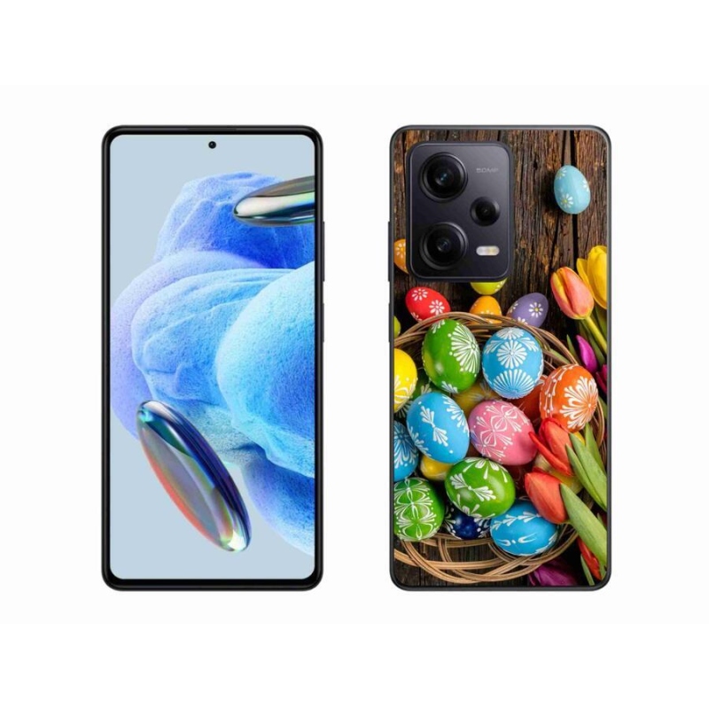 Gél borítás mmCase a Xiaomi Redmi Note 12 Pro+ 5G számára - Húsvéti tojások