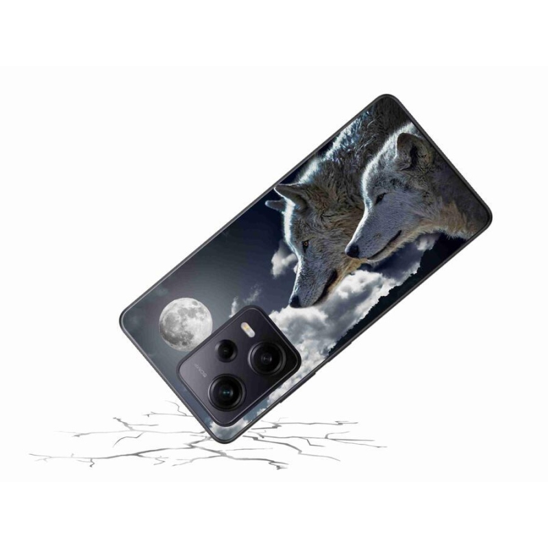 Gél borítás mmCase a Xiaomi Redmi Note 12 Pro+ 5G - farkasok számára