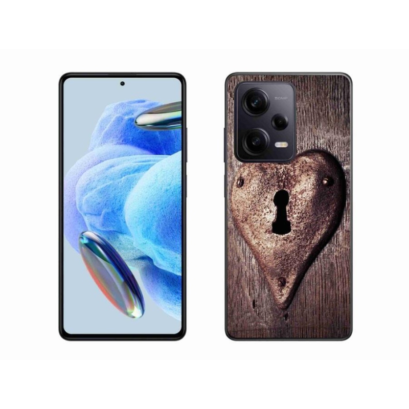 Gél borítás mmCase a Xiaomi Redmi Note 12 Pro+ 5G számára - szív alakú zár