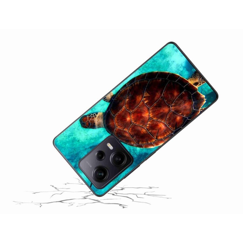 Gél borítás mmCase a Xiaomi Redmi Note 12 Pro+ 5G számára - teknősbéka
