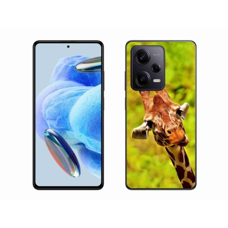 Gél borítás mmCase a Xiaomi Redmi Note 12 Pro+ 5G számára - zsiráf