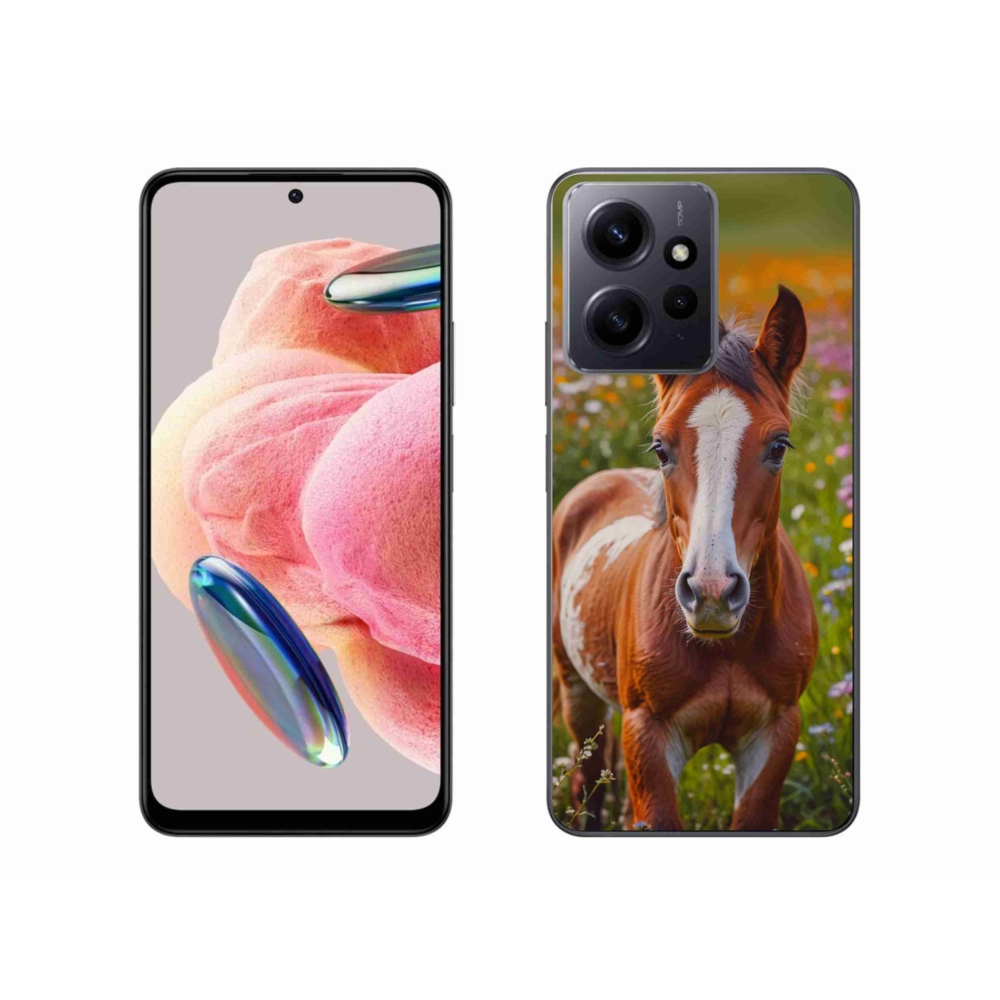 Gél borítás mmCase a Xiaomi Redmi Note 12-hez - aranyos csikó