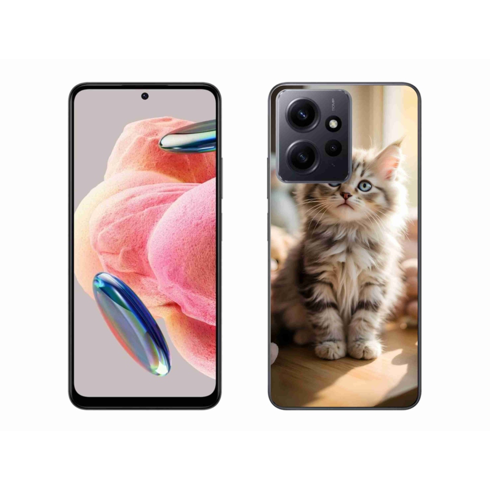 Gél borító mmCase a Xiaomi Redmi Note 12-hez - aranyos cica 10
