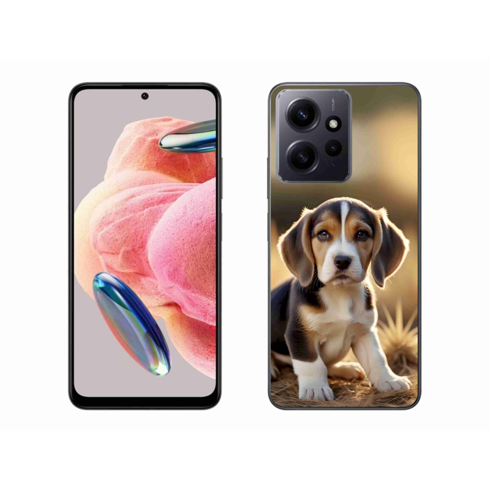 Gél borítás mmCase a Xiaomi Redmi Note 12-hez - aranyos bézs színű