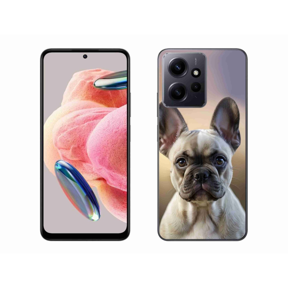 Gél borítás mmCase a Xiaomi Redmi Note 12-hez - aranyos francia bulldog