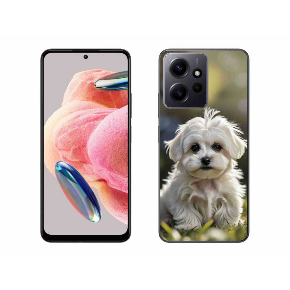 Gél borítás mmCase a Xiaomi Redmi Note 12-hez - aranyos máltai kutya