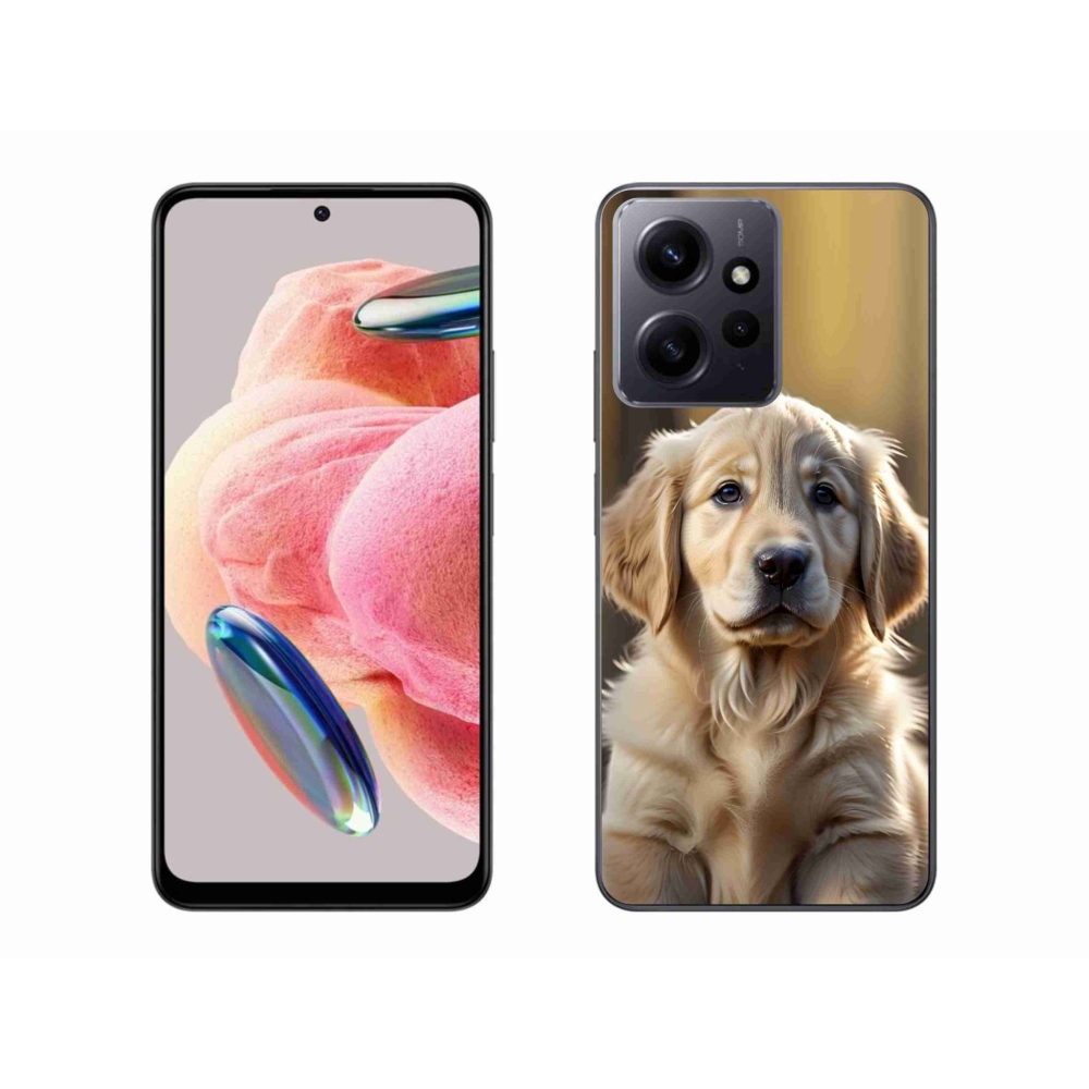 Gél borító mmCase a Xiaomi Redmi Note 12-hez - aranyos arany retriever