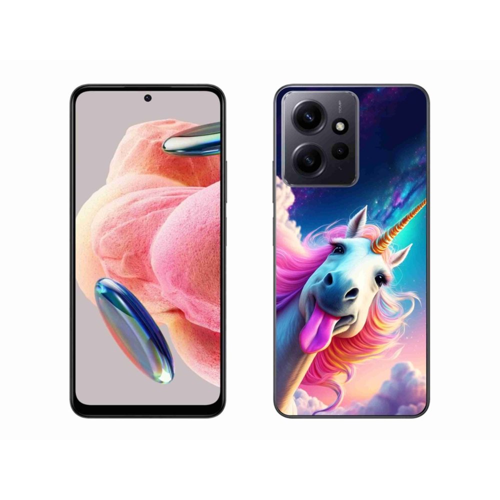 Gél borító mmCase a Xiaomi Redmi Note 12-hez - őrült egyszarvú