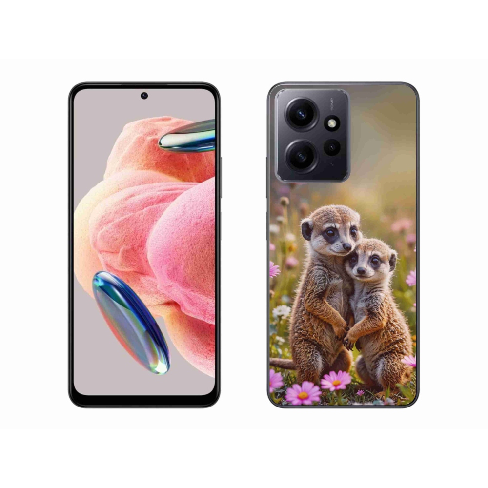 Gél borítás mmCase a Xiaomi Redmi Note 12-hez - szurikátás duó
